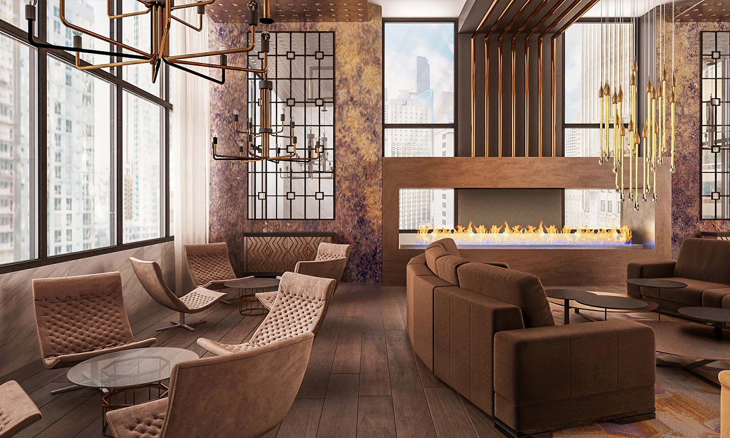Lavish lounge by Ariana Adireh interior designer