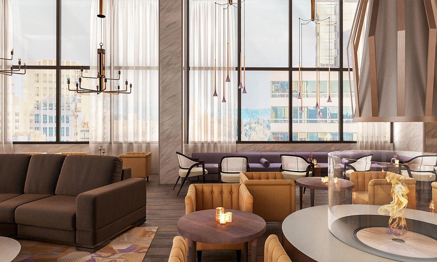 Interior design Bellevue WA, lounge by Ariana Adireh